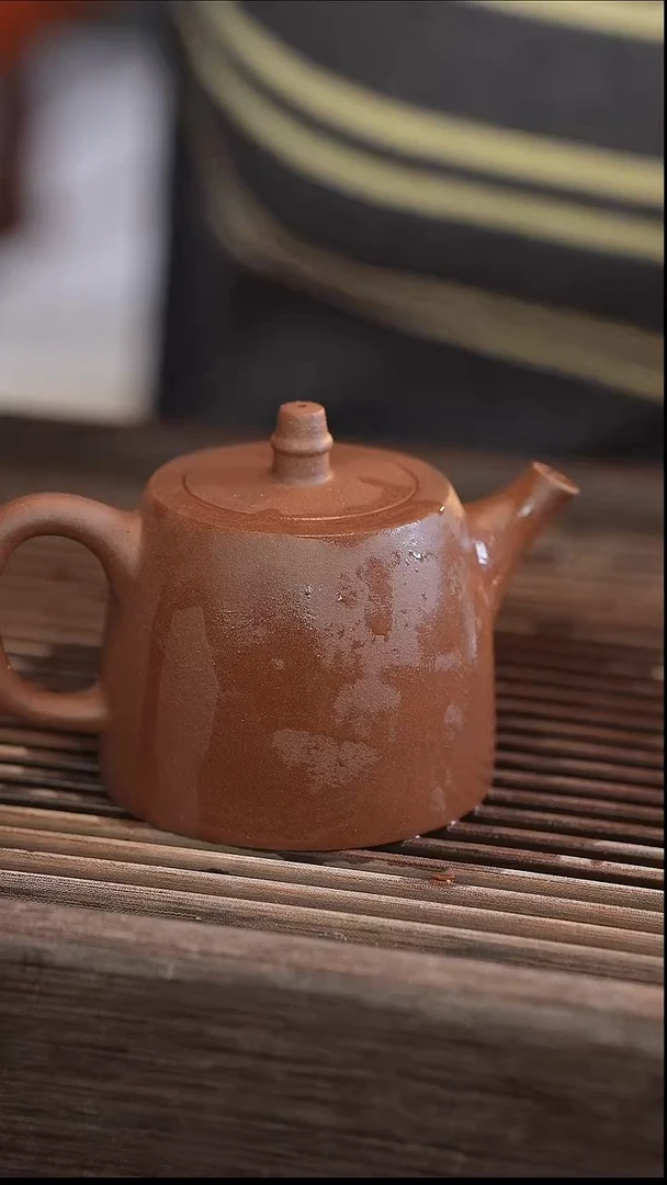 茶壶紫砂汉铎 紫泥 200cc