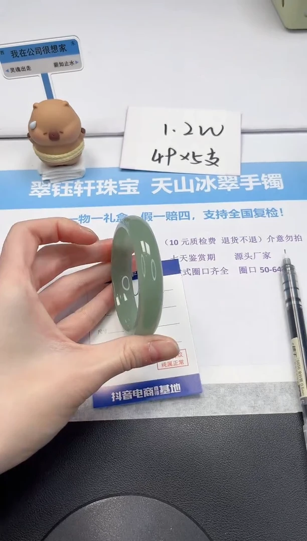 【闪购商品】石英质玉手镯未镶嵌V17-56.5