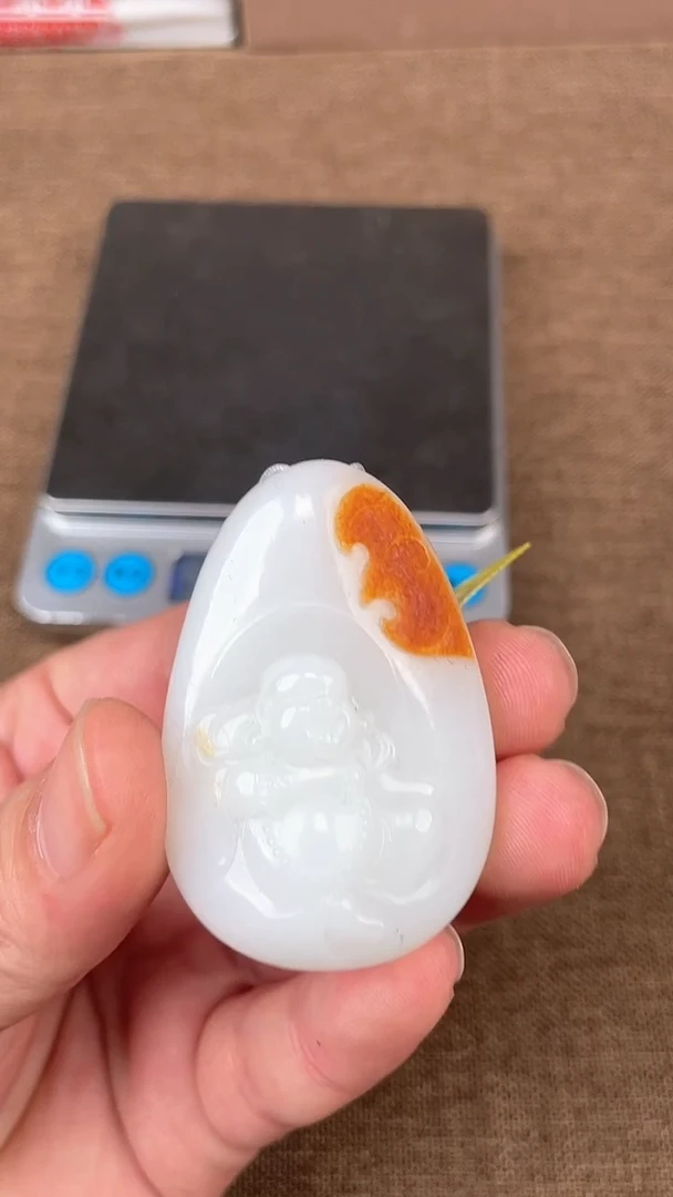 颈饰未镶嵌和田玉扁*12.21XT多样性拍一发一68