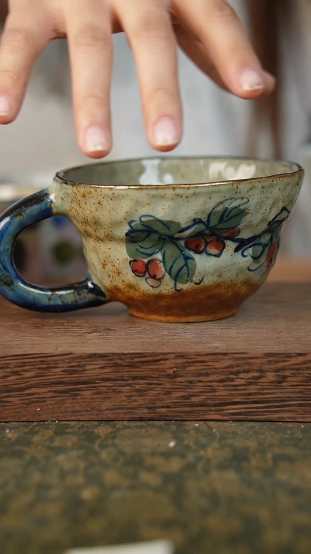 摆件泥垚手作 景德镇手工手绘器物