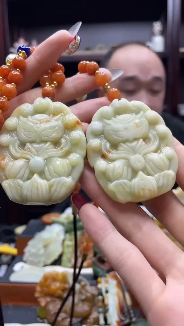 未镶嵌岫玉吊坠·多样性发货*拍一发一