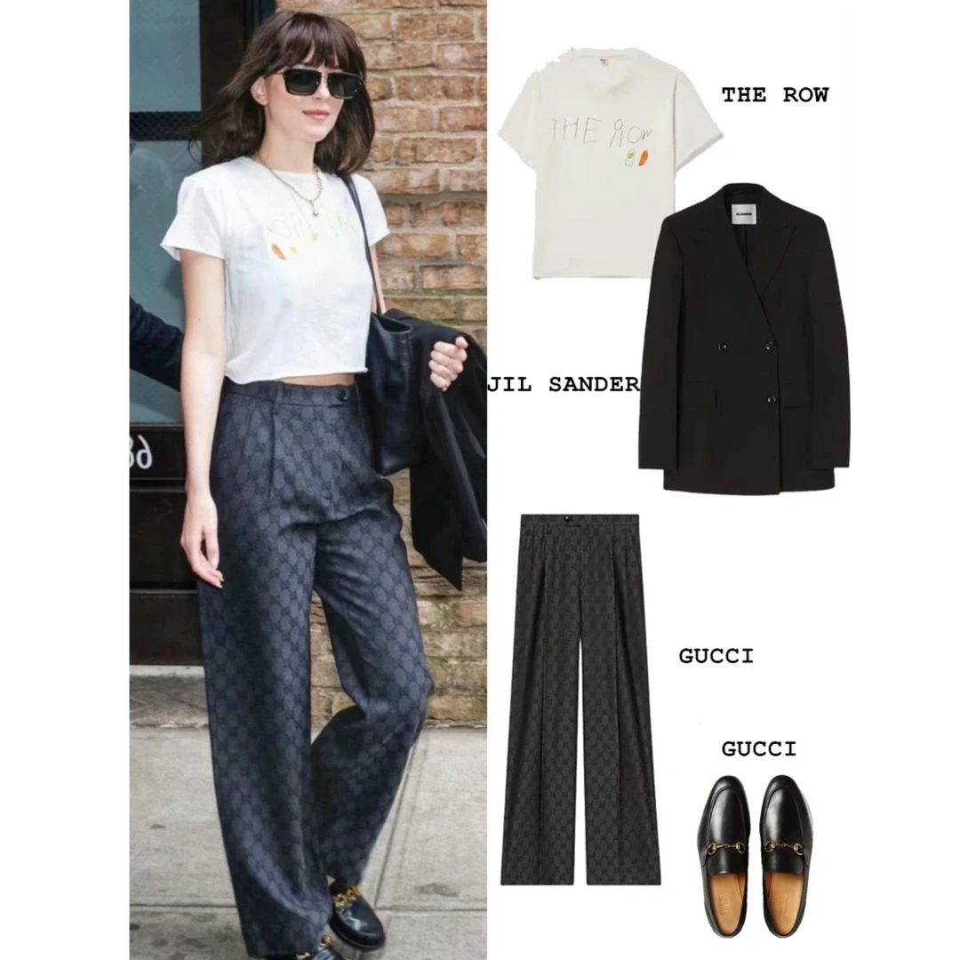 未使用 GUCCI/古驰 Gucci 满印logo长裤 黑色40