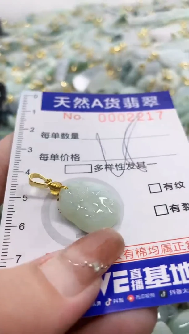 颈饰未镶嵌翡翠天然A货翡翠