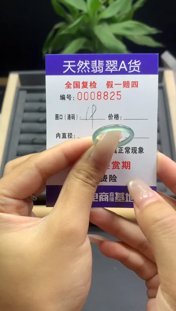 未镶嵌戒指翡翠天然  8825