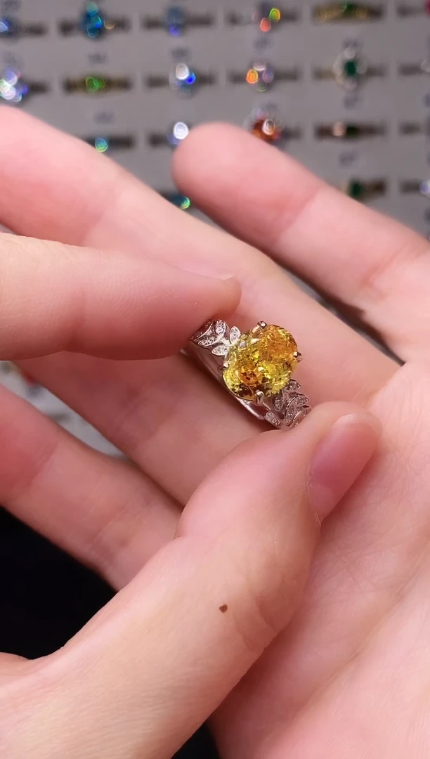 5克拉碧玺（处理）欧美风戒指