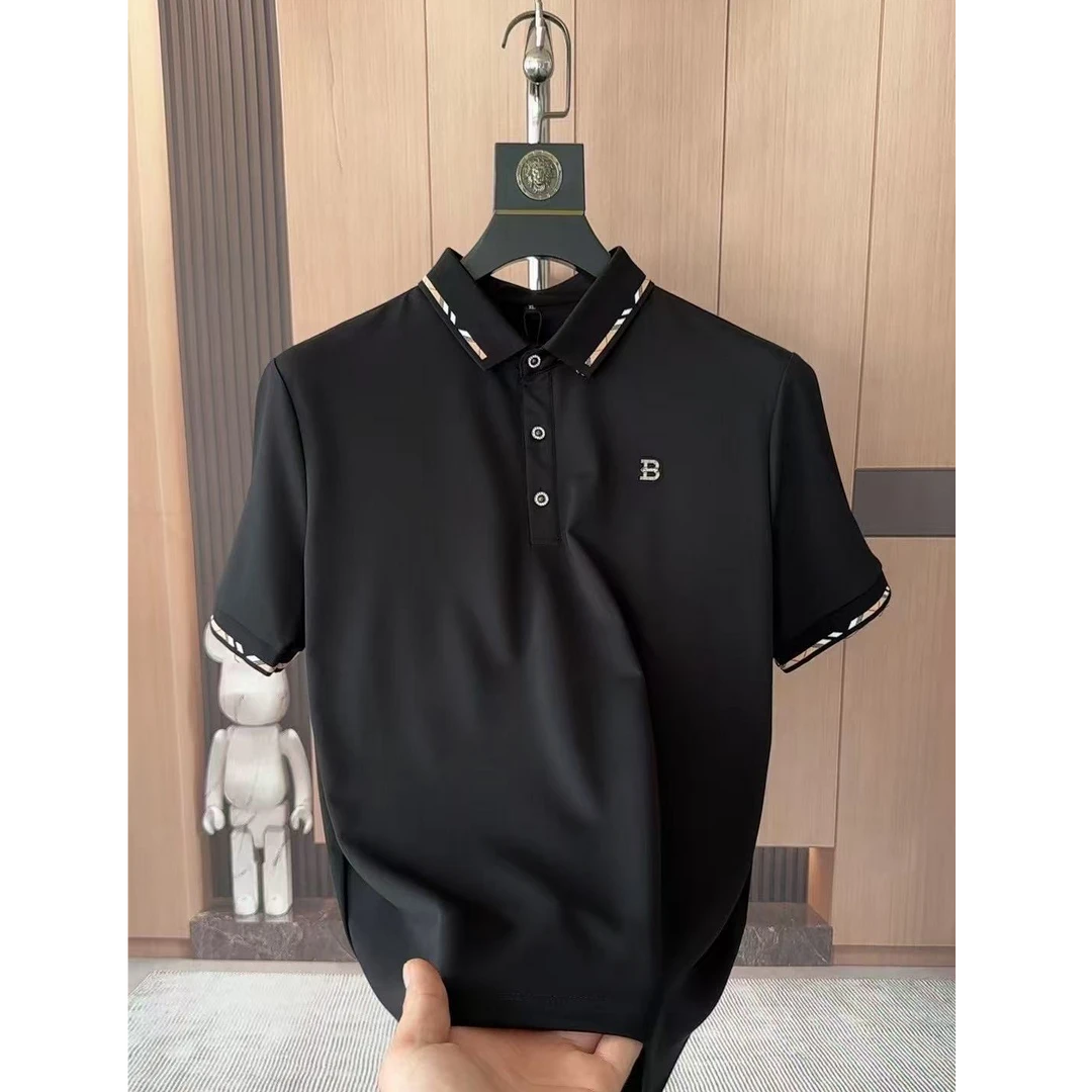 2025春季男士高端翻领短袖