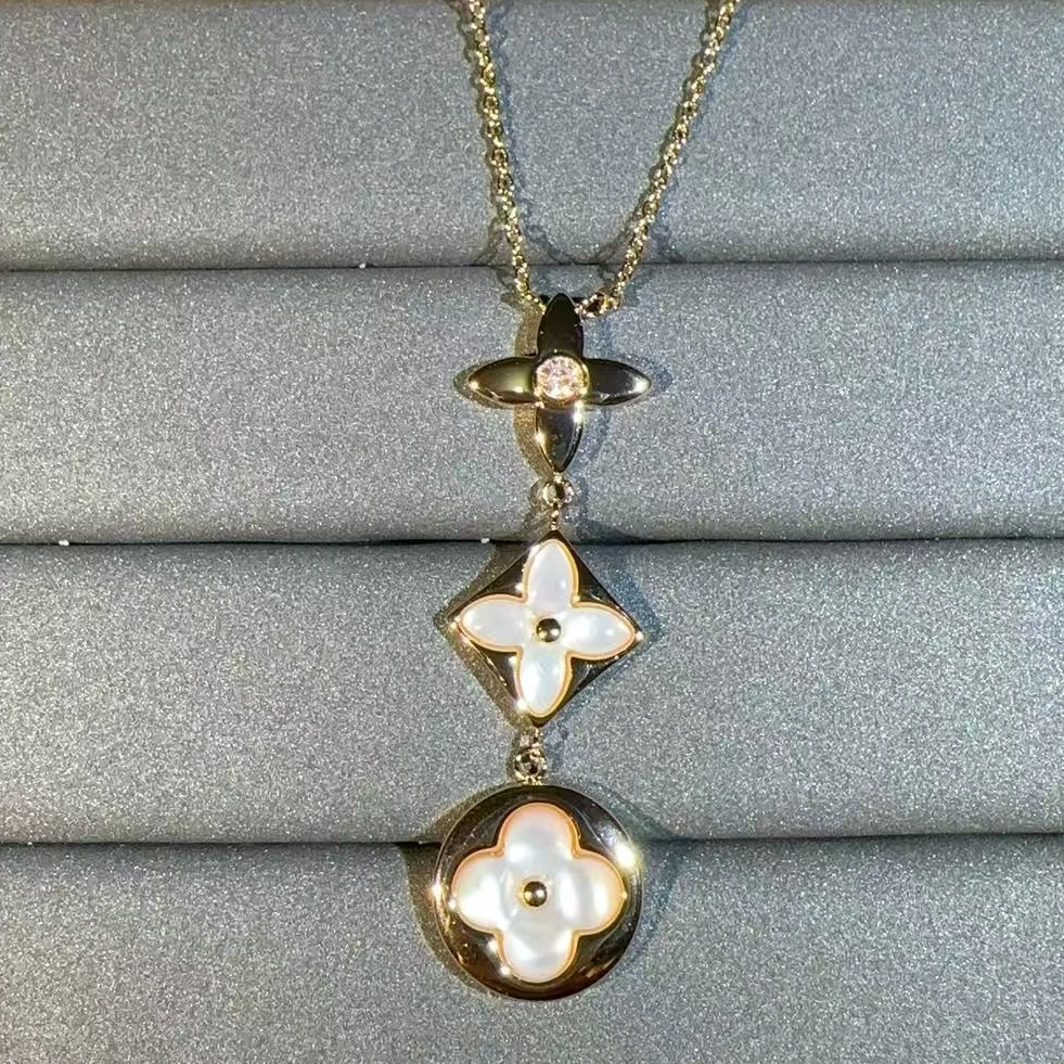 吊坠 吊坠 【乾诚优选】时尚百搭三花吊坠-W221