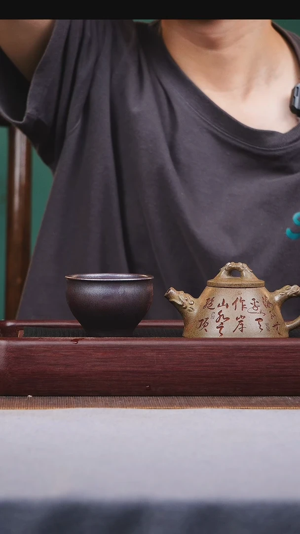 茶壶紫砂宜兴原矿紫砂作品
