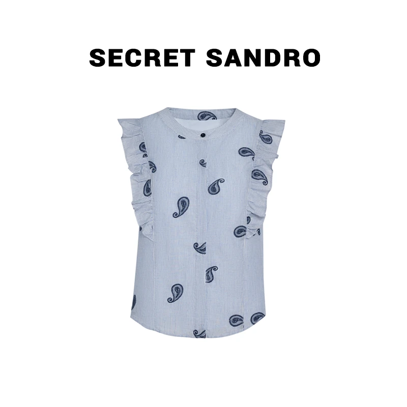 【腰果花】【Secret Sandro】 楚楚 上衣 S55226116Q