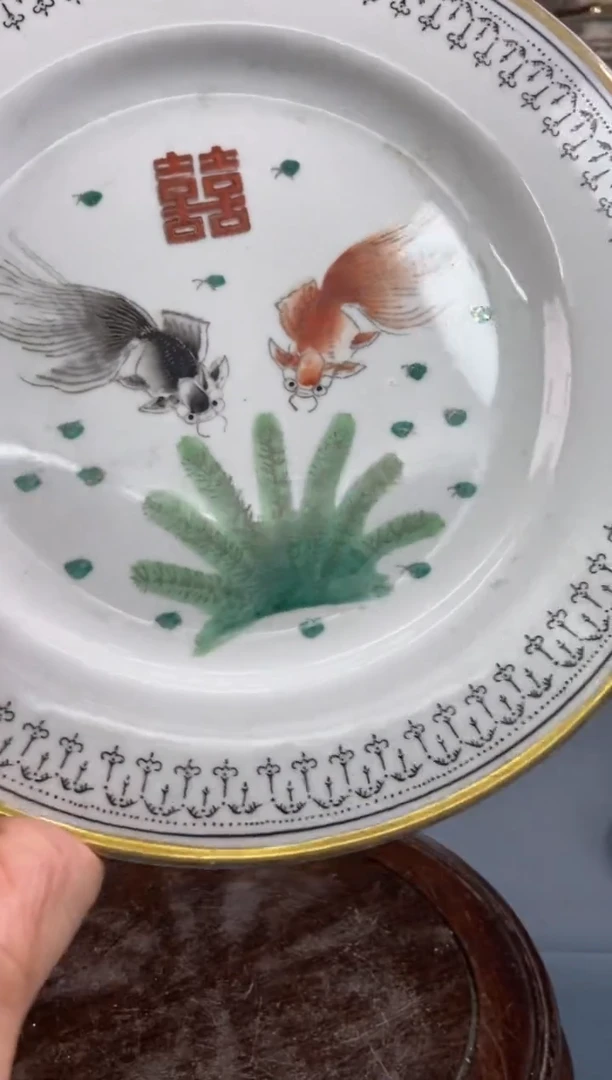 瓷片微瑕慎拍景德镇窑老厂瓷器单件