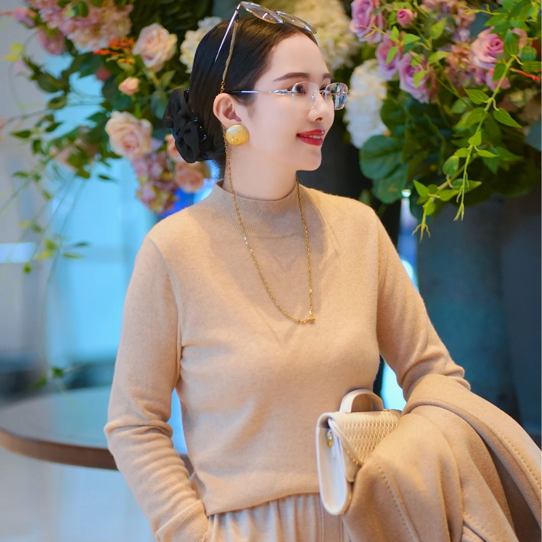 承国风100山羊绒中领羊绒衫AH32MS006