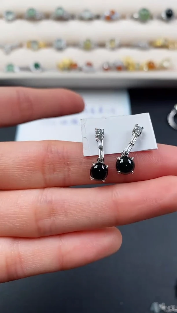 银S925镶嵌戒指翡翠55555555+5