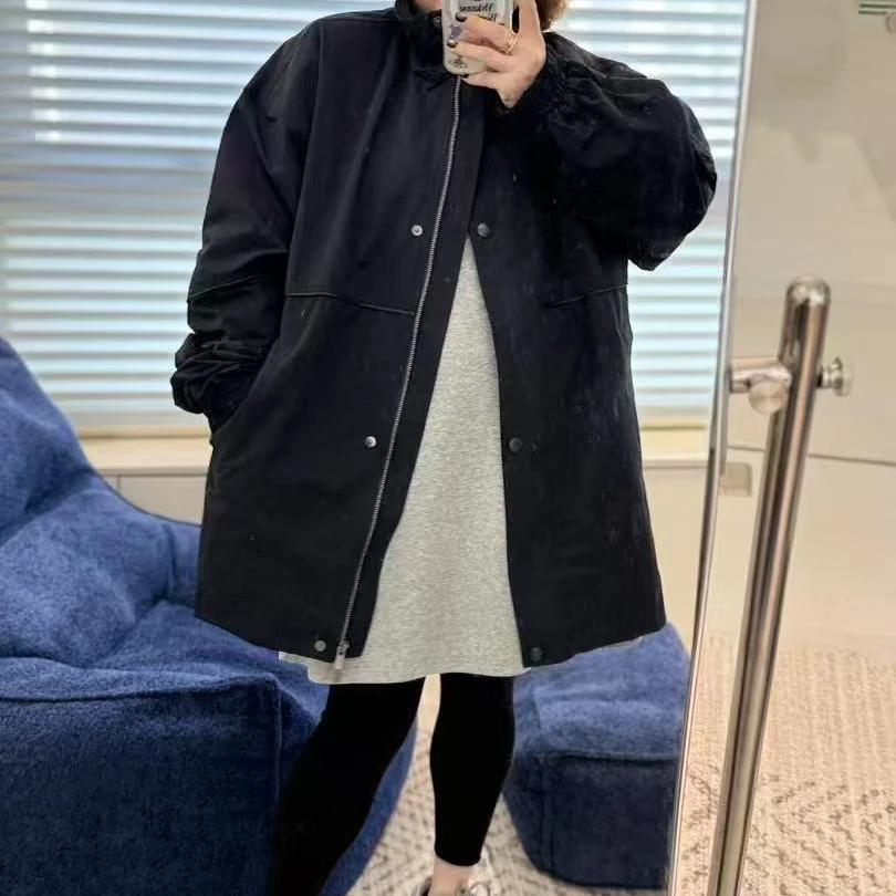 Meet遇见-春季miu系格子风衣