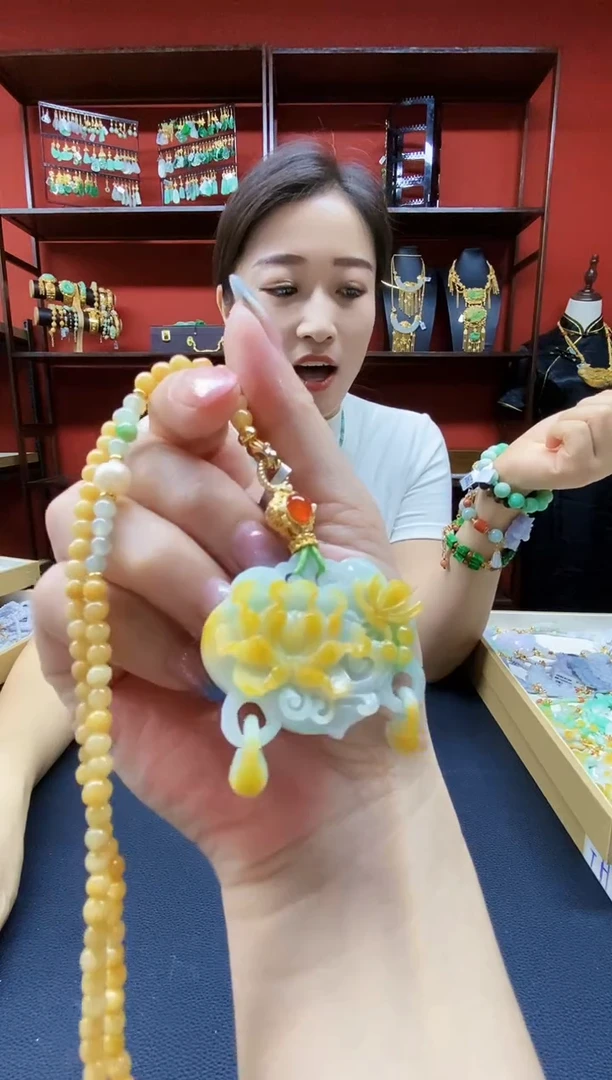 颈饰未镶嵌翡翠翡翠吊坠