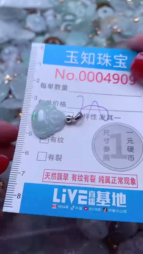 吊坠(不含链)未镶嵌翡翠4909