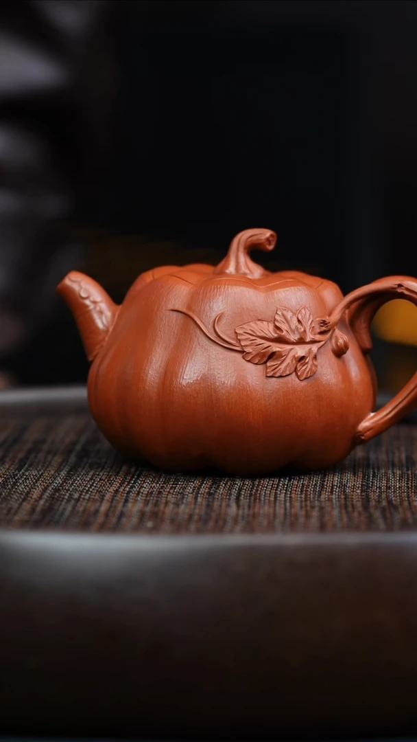 茶壶紫砂紫砂南瓜壶-CK