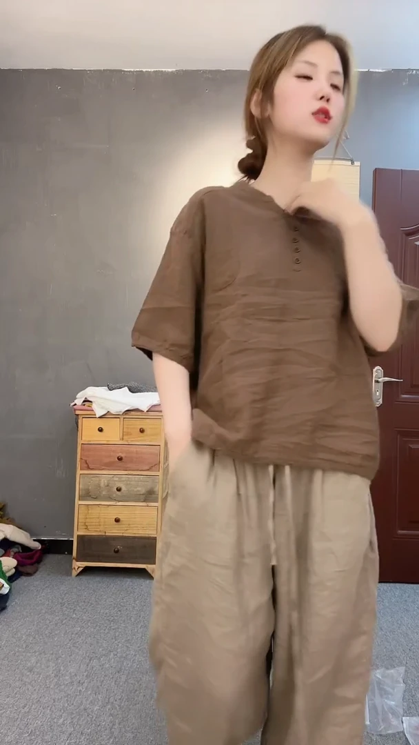 特价不退亚麻上衣