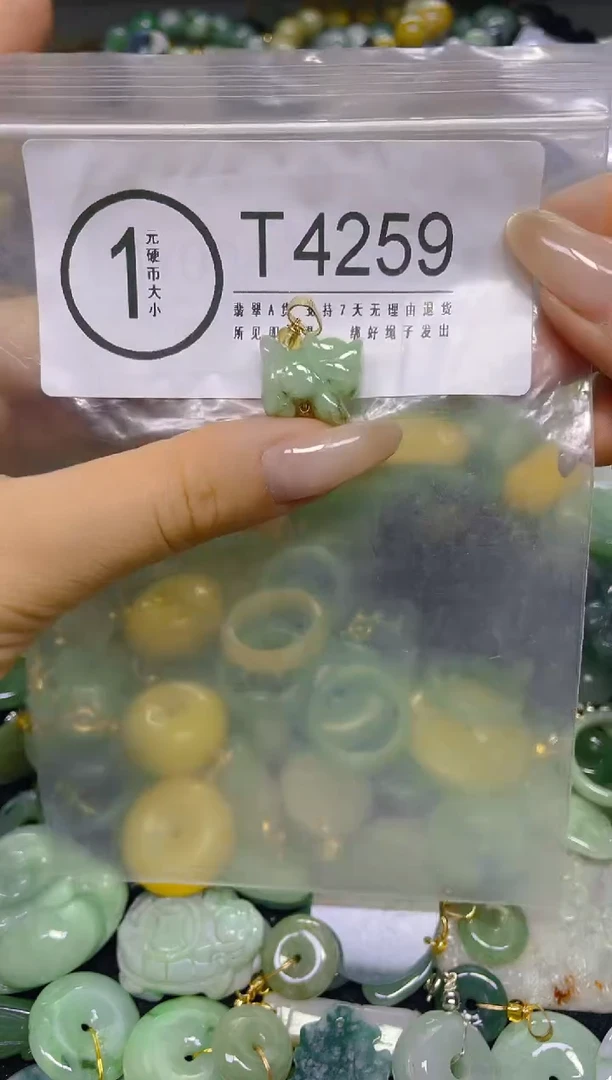颈饰未镶嵌翡翠/ T /翡翠A货，一件也是批发价