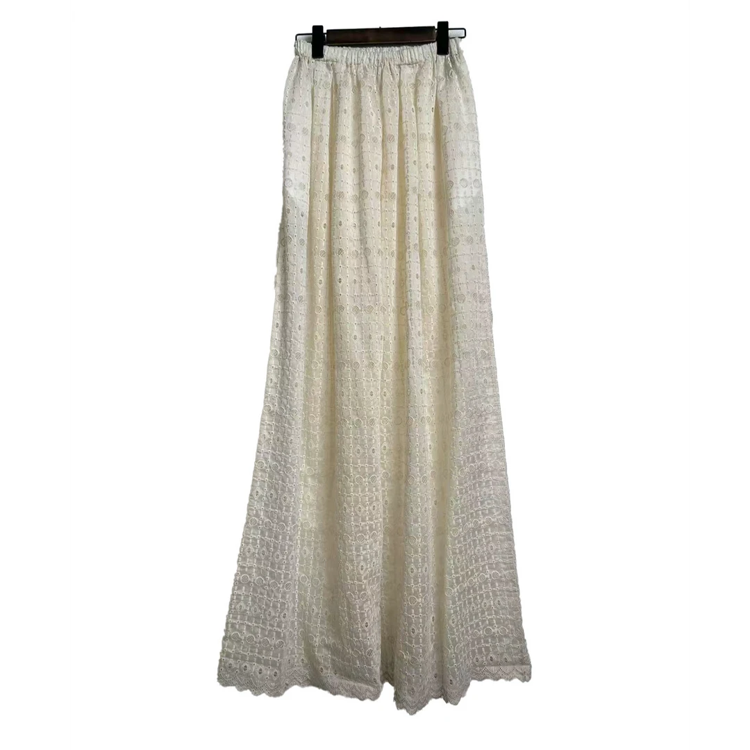 蕾丝轻奢春夏时尚重工套装