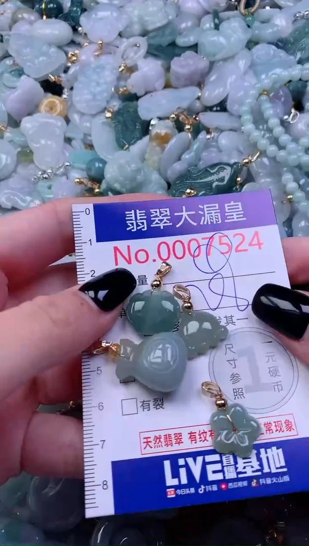 颈饰未镶嵌翡翠7524