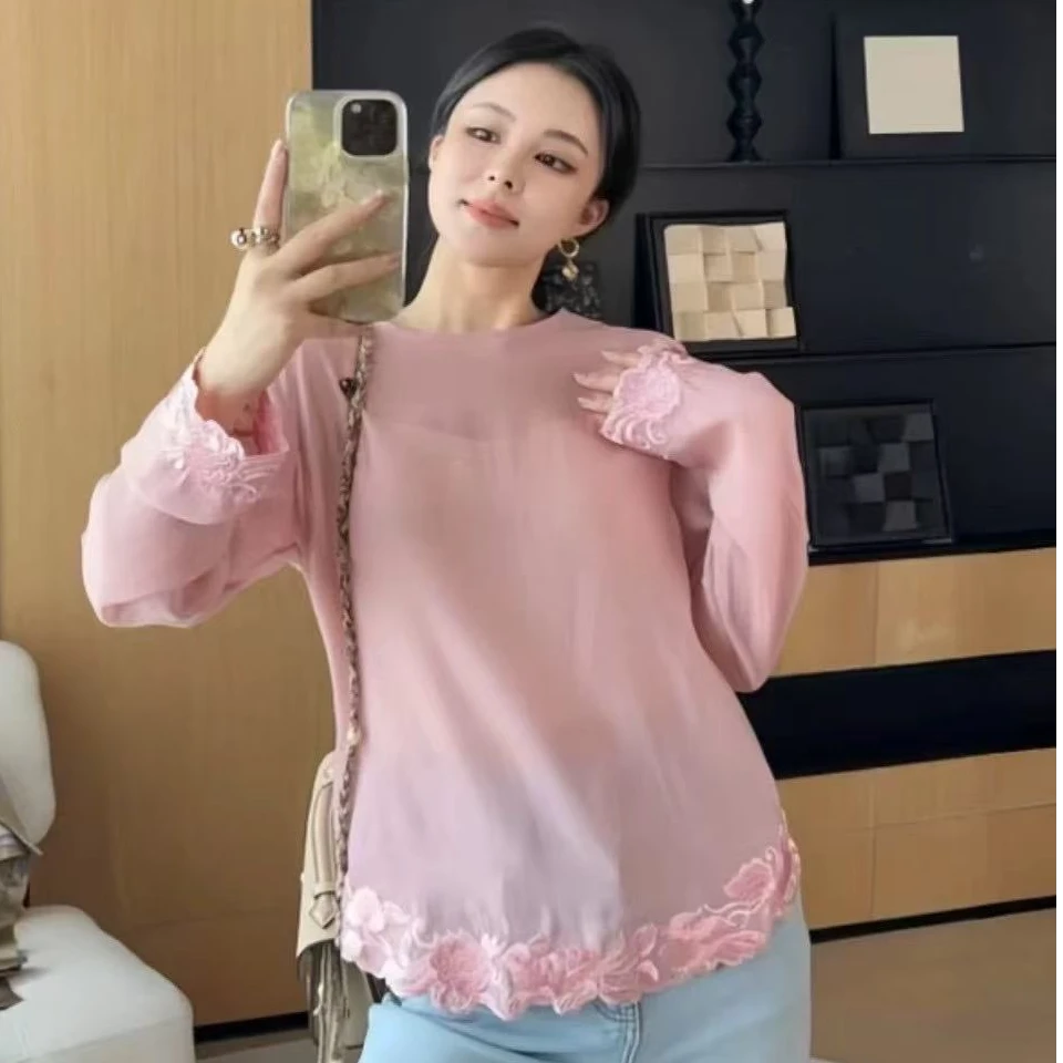 中式百搭衬衫上衣防晒外套女装新国风上衣时尚气质长袖夏季网红