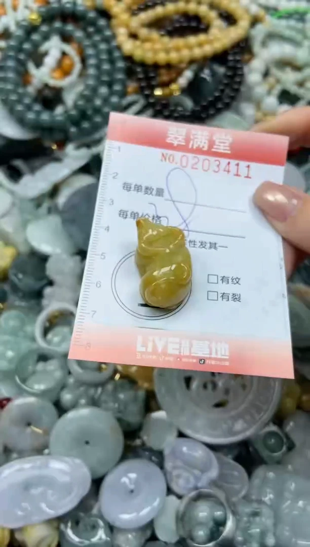 颈饰未镶嵌翡翠闪购0203411