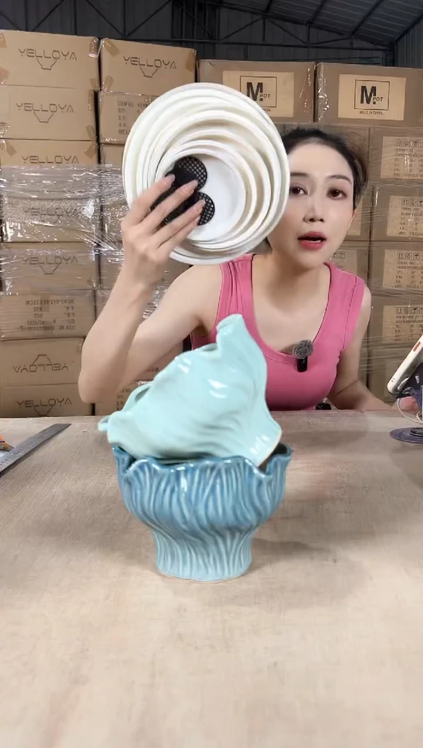 缩脚乱口浅绿+缩脚乱口深蓝15x11x10