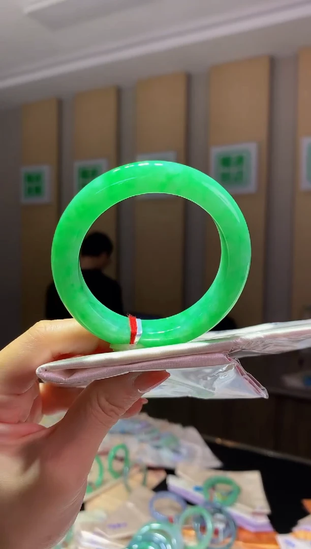 未镶嵌手镯翡翠-Q206 圈口53.3 全款10.9万 定金2万