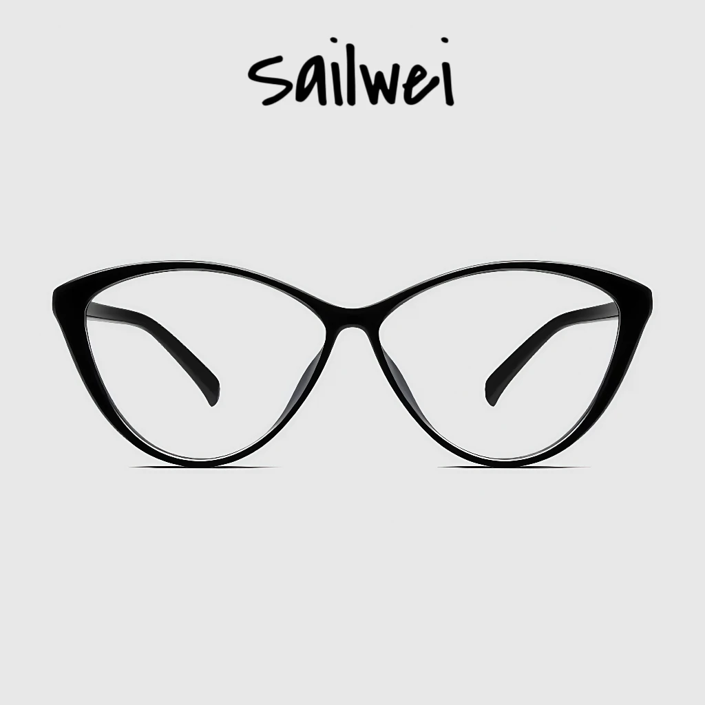 Sailwei复古玳瑁猫眼镜框女可配度数高级感素颜显脸小超轻眼睛架