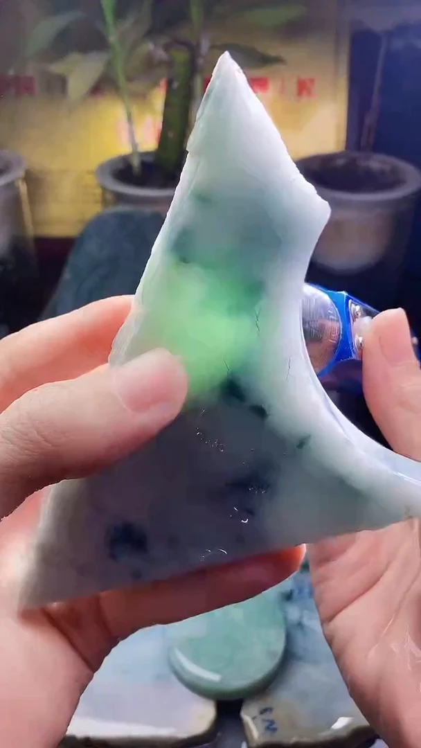 未镶嵌挂件翡翠小雨82