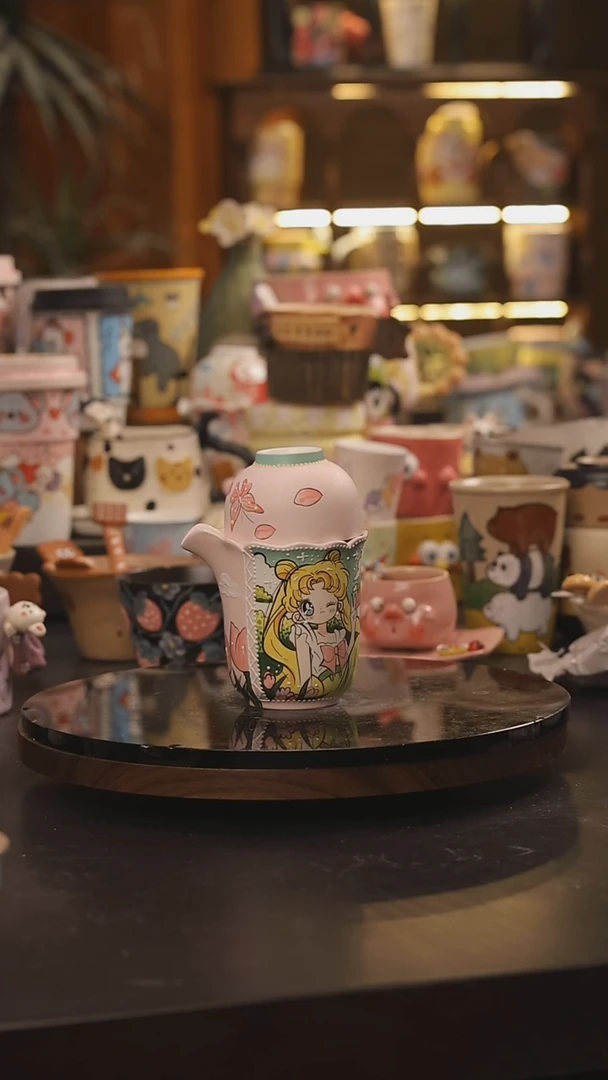 景德镇釉下彩绘设计师款式陶瓷