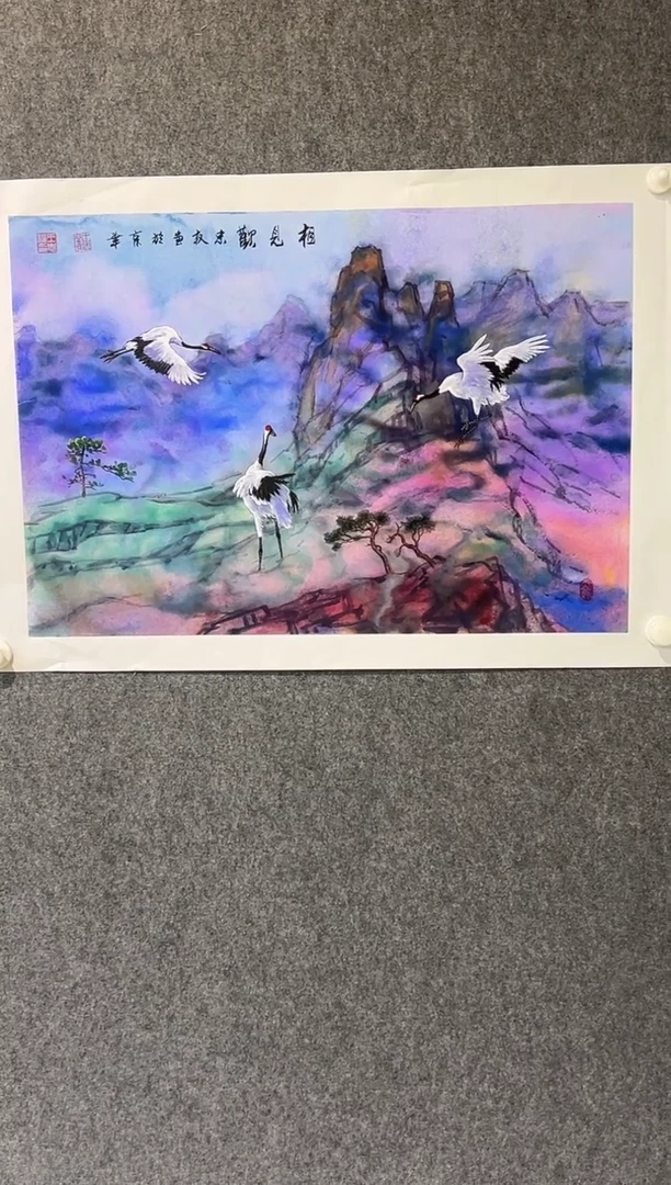 国画王忠权-3平尺-国画作品