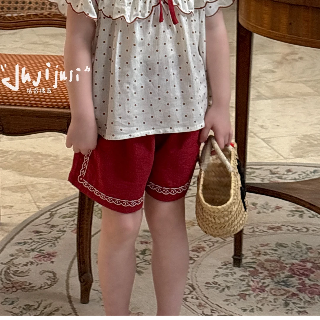 桔寄橘寄juji•25夏款上新【蔓边闲逸】夏季短裤韩版百搭时尚X8631