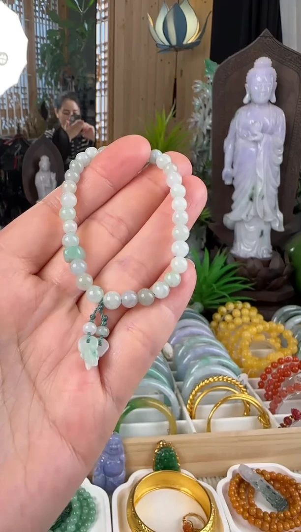 未镶嵌手链翡翠手串