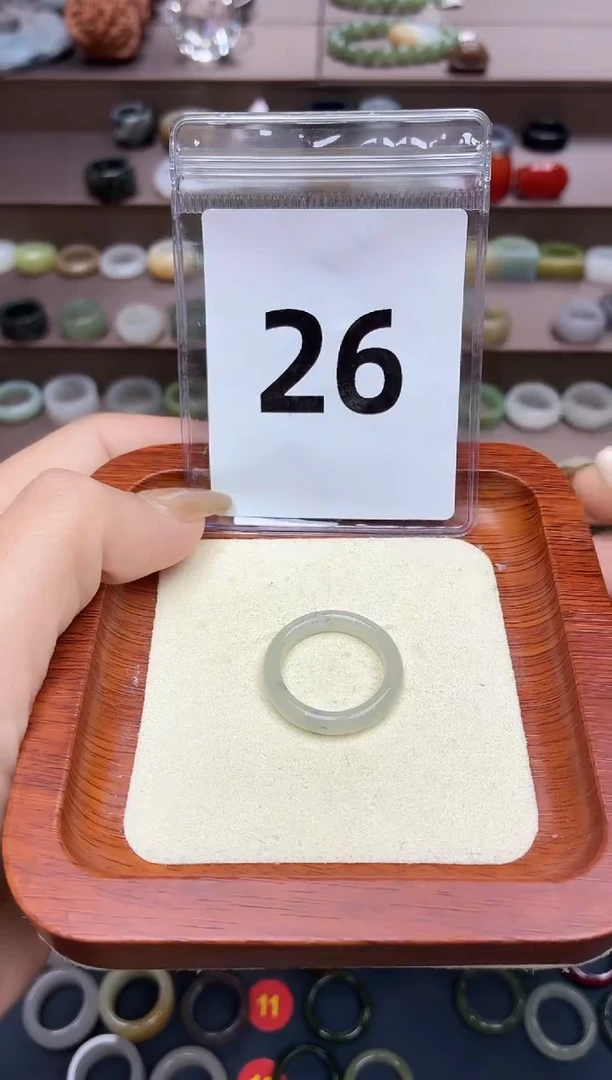 和田玉戒指未镶嵌19号