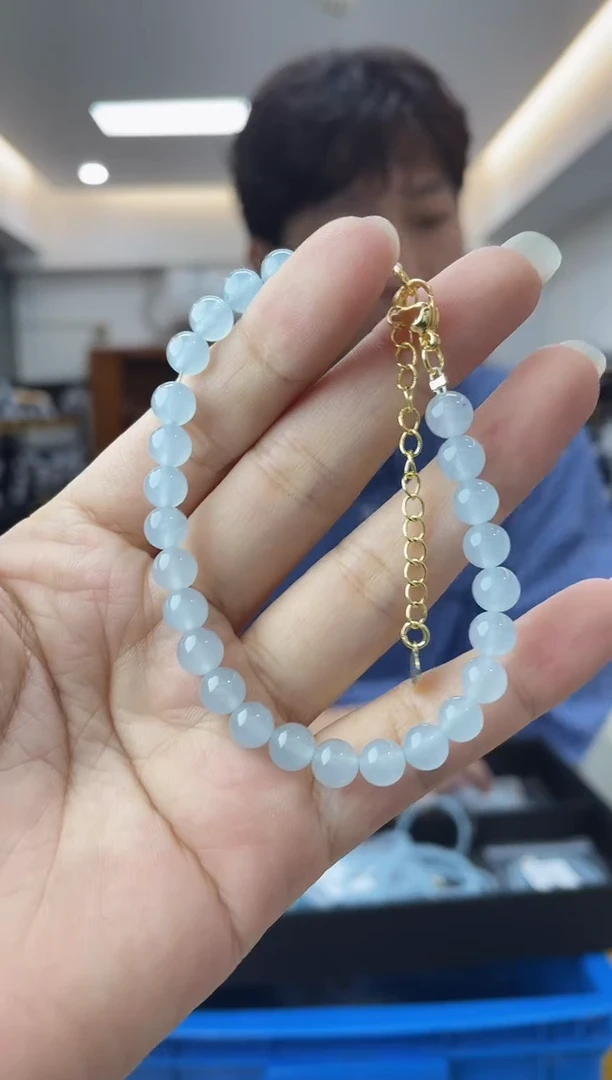 【闪购商品】海蓝宝石手链未镶嵌多样性一件发货