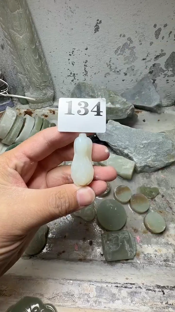 吊坠(不含链)未镶嵌和田玉白菜