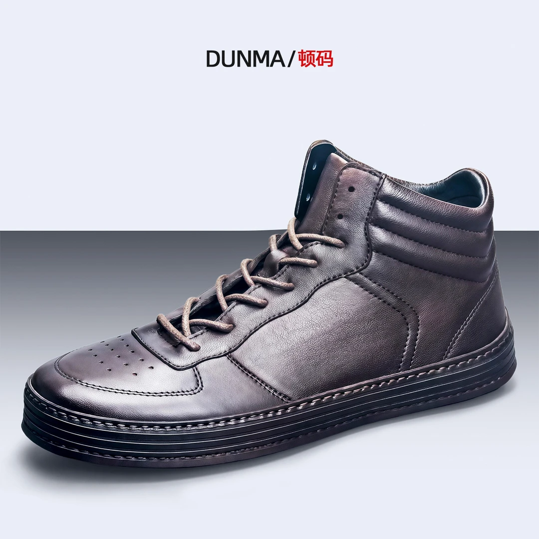 切尔西靴男2025春季新款马丁靴英伦复古真皮短靴户外潮流手工靴子