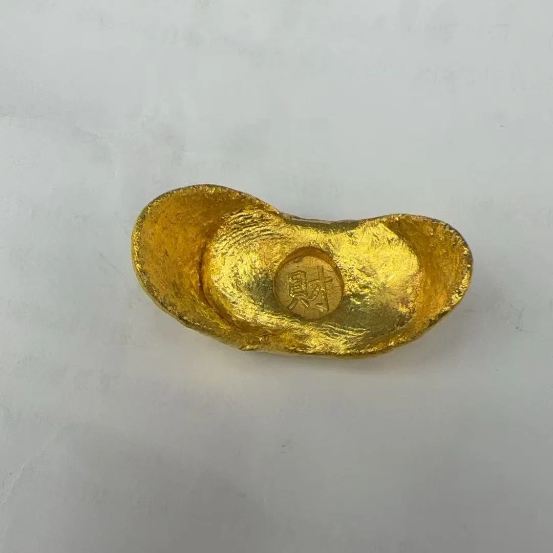 抖音好物 炉内真空提炼金元宝 创艺摆件