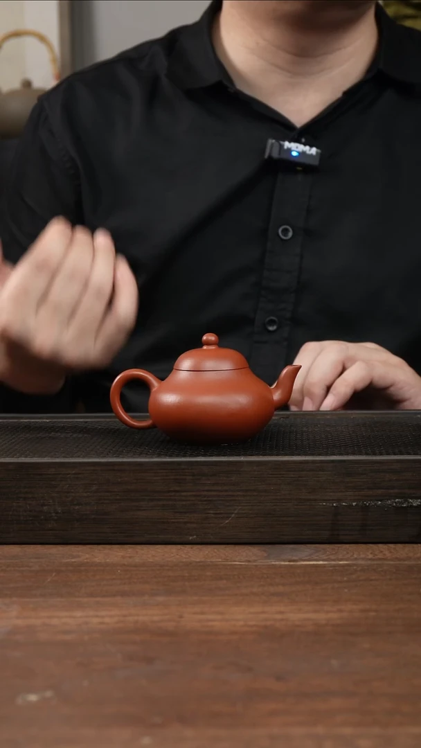 茶杯紫砂朱泥梨形      130CC