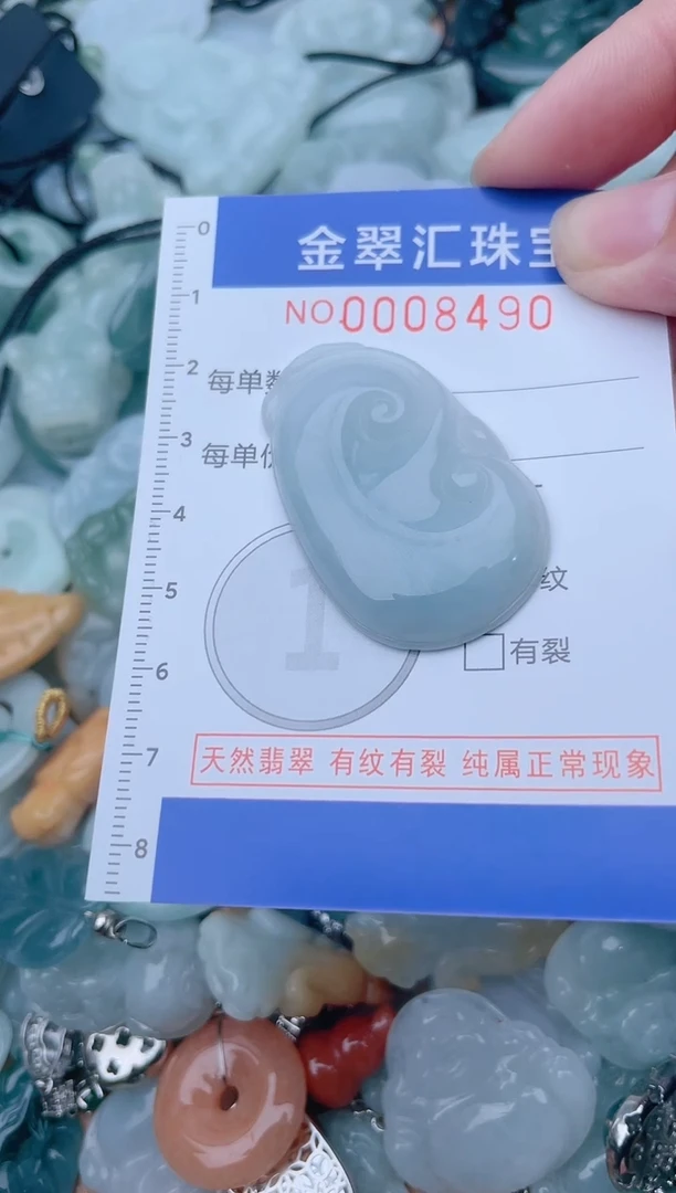 颈饰未镶嵌翡翠8490