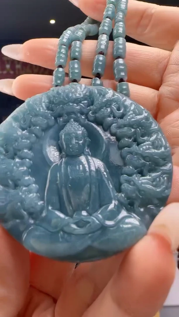 翡翠未镶嵌吊坠(赠链)多样性发其一YJ@@60B7J03757