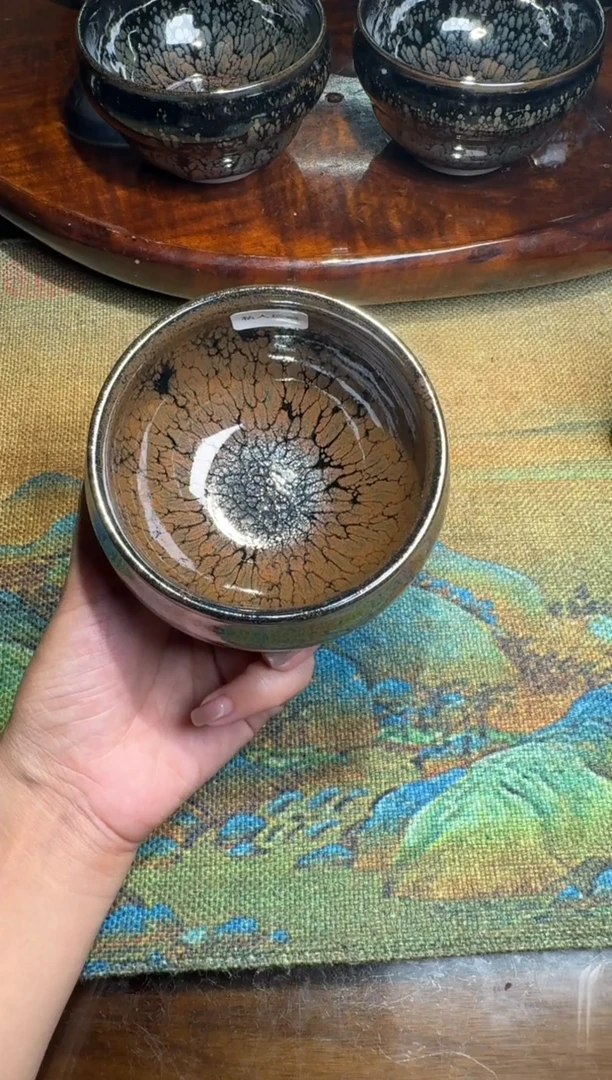 茶盏阙梅娇水墨牡丹9
