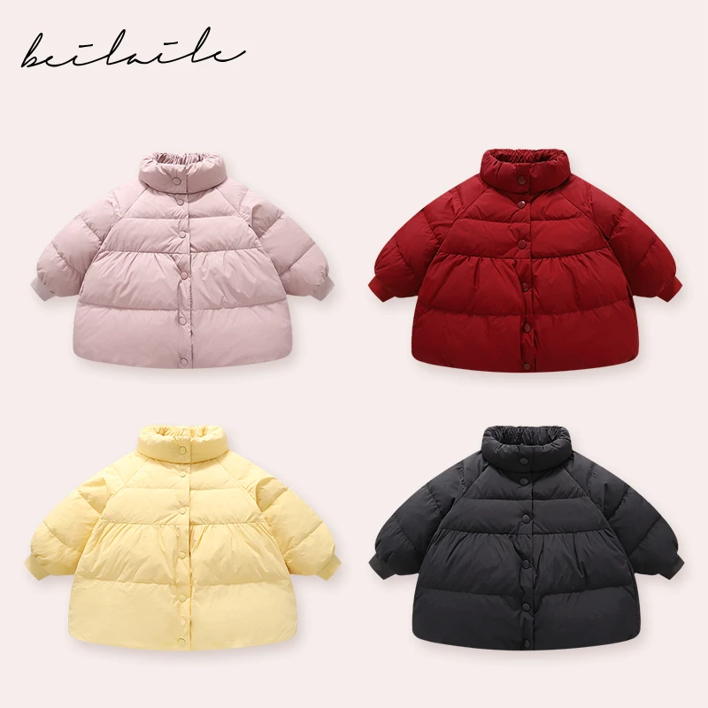 【高充绒花苞羽绒服】【三防羽绒外套】婴儿童外套男女宝宝