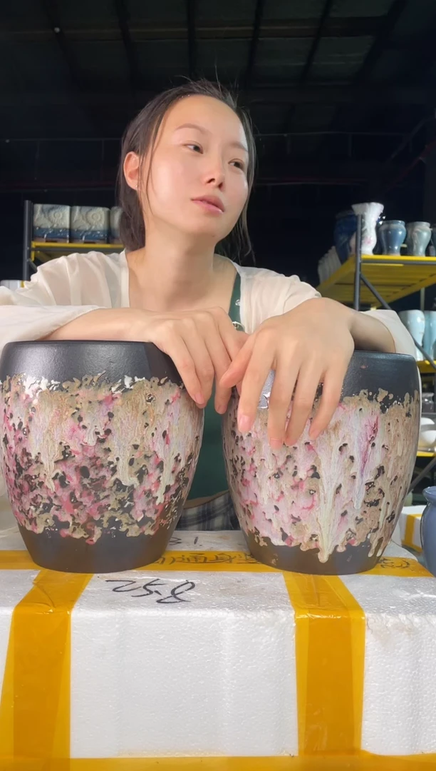 宜兴紫砂粗陶花盆18/20