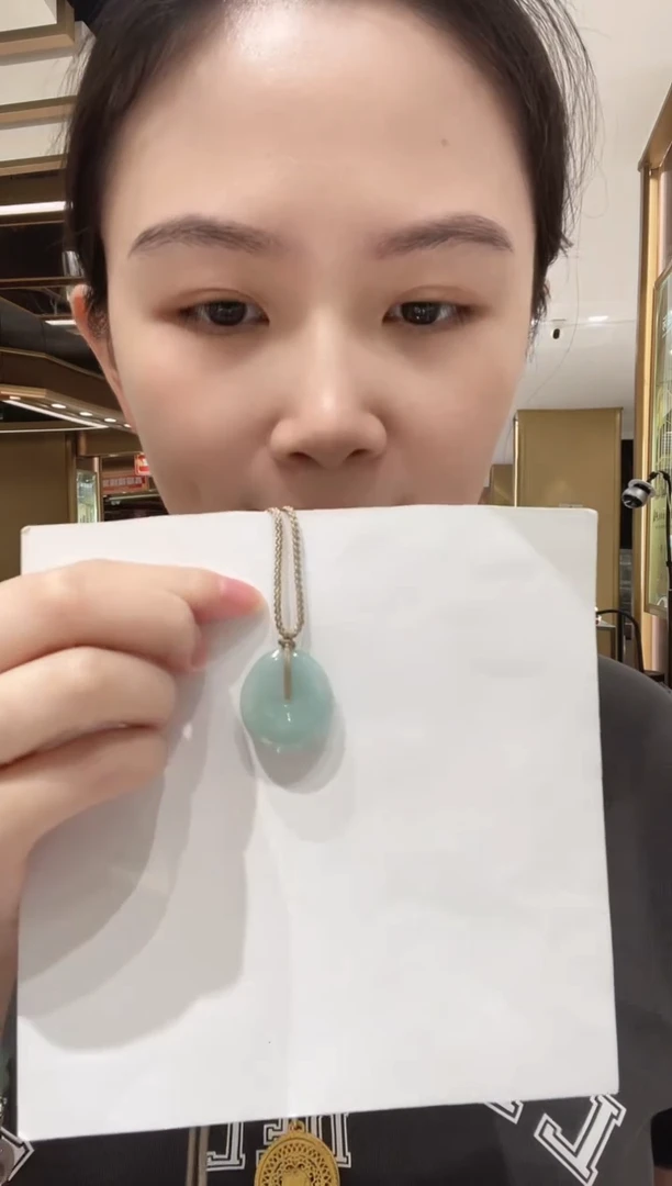 翡翠未镶嵌吊坠(不含链)平安扣吊坠mq