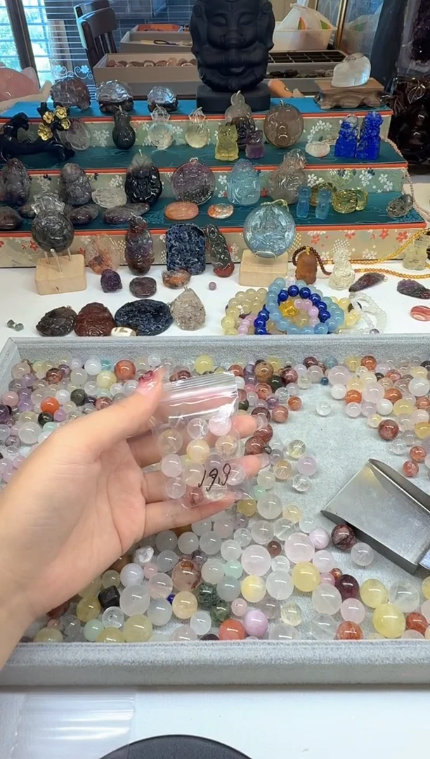 未镶嵌珠宝半成品水晶Y***G水晶珠珠