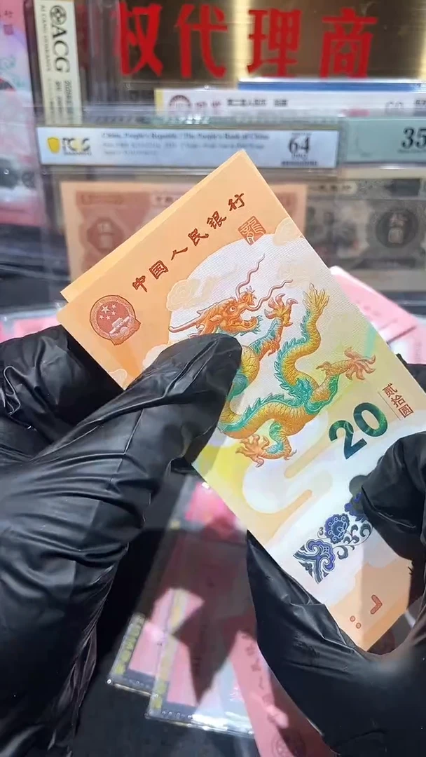 【闪购商品】塑料龙钞单张············