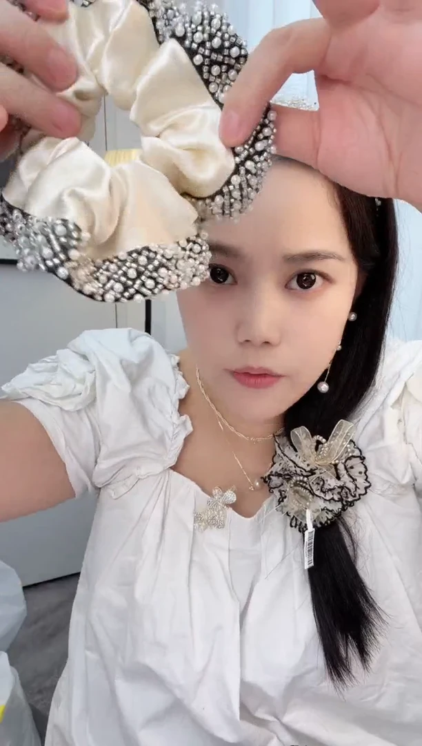 非金属布艺高端发绳发绳