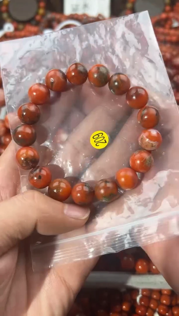 南红玛瑙手串未镶嵌12